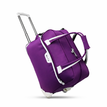 Premium Parachute Trolley Bag 22" – 90-Degree Rotation Wheel Water-Resistant Travel Suitcase