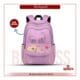 Purple girls school bag It's Mine backpack 15.5 inches premium PU leather for students