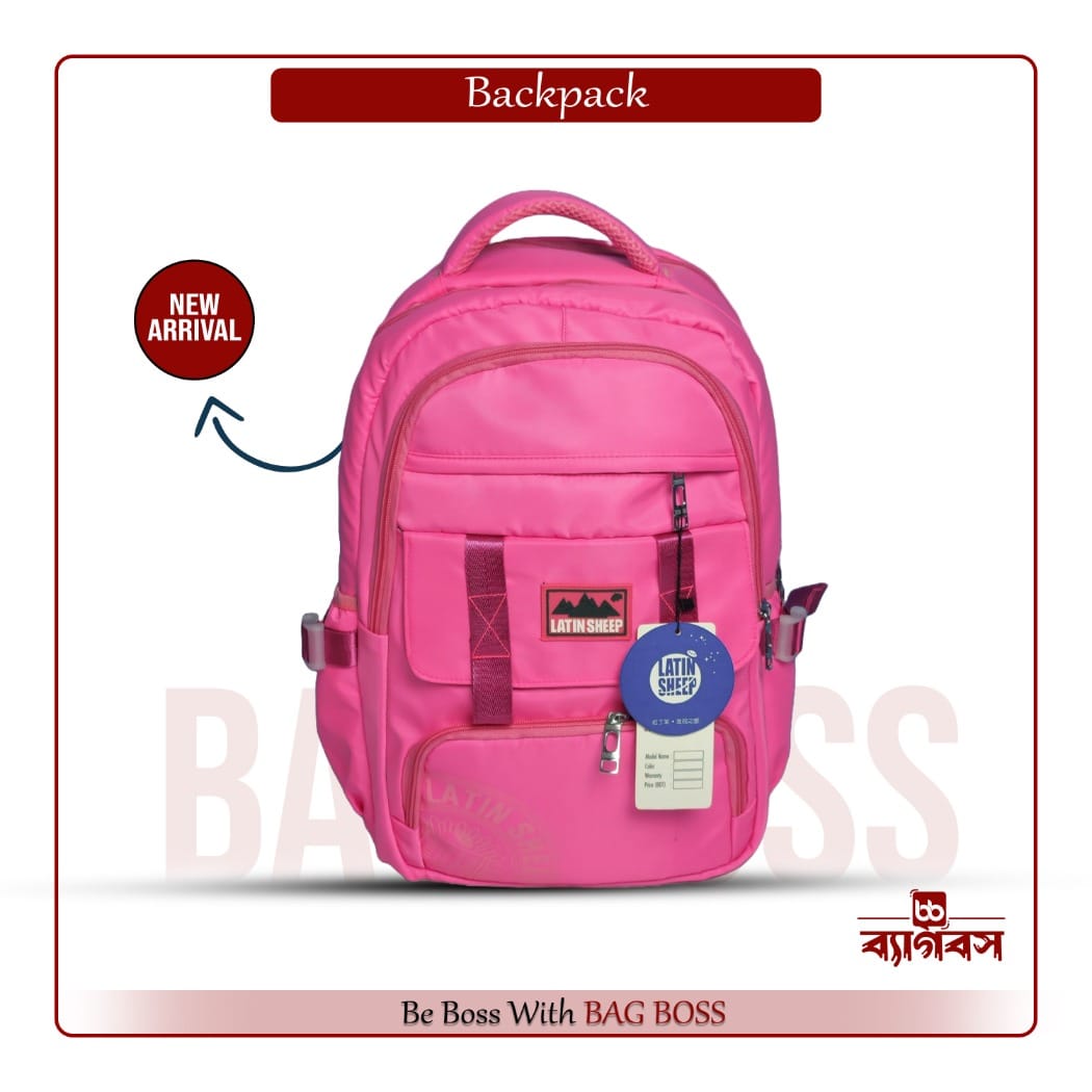 Water-resistant laptop backpack with multi-compartments and padded straps