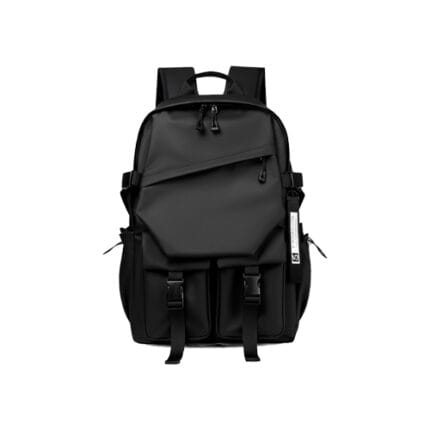 Interior view displaying laptop compartment textbook storage and accessories organization for students