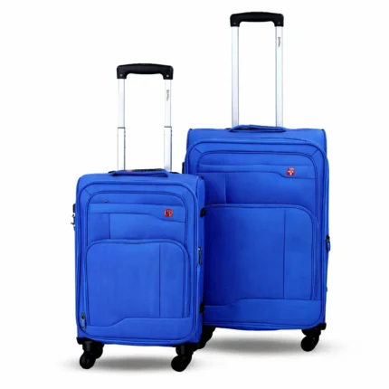expandable soft shell waterproof travel trolley bag