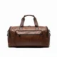 pu leather duffel bag with shoe compartment